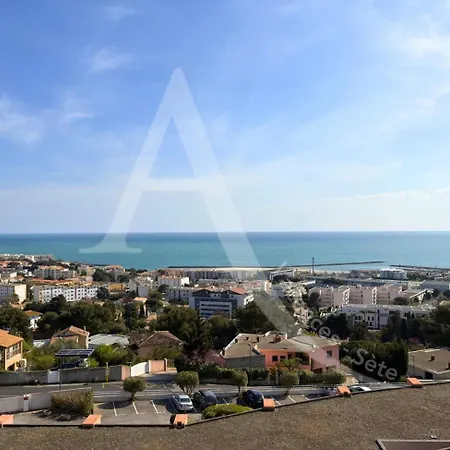 2 Chambres, Pkg, Large Terrasse, Piscine, Vue Panoramique Apartament Sète